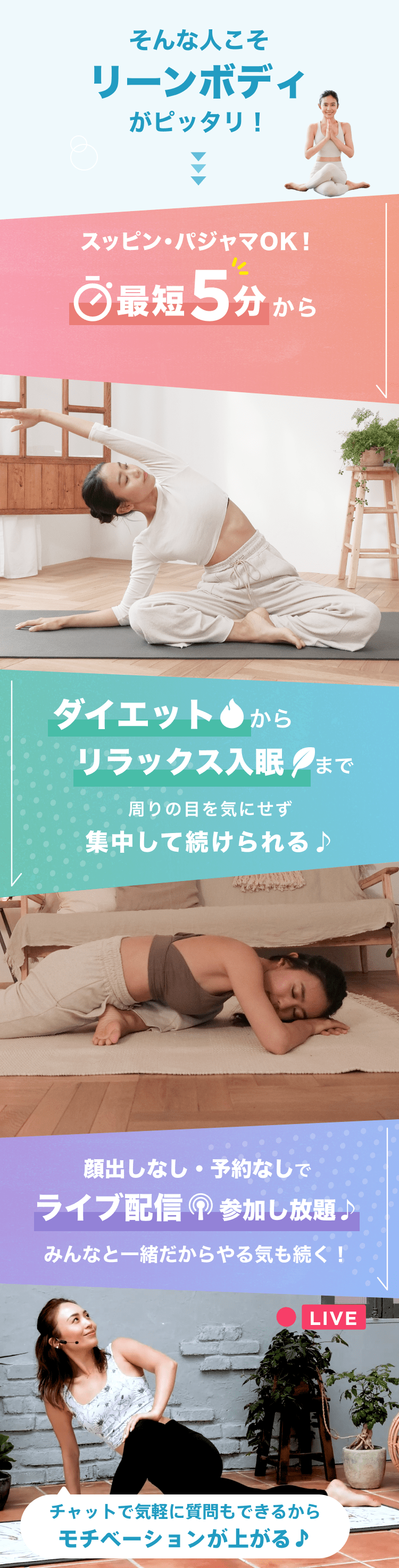 そんな人こそリーンボディがピッタリ!
