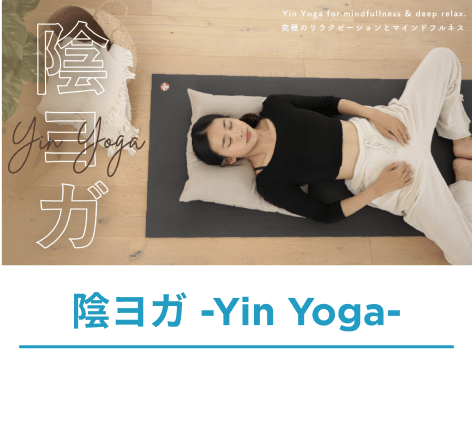 陰ヨガ -Yin Yoga-