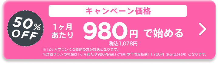 キャンペーン価格